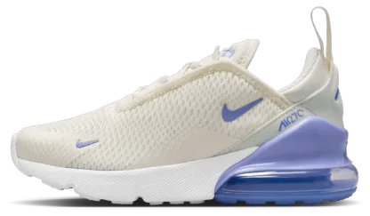 Nike Air Max 270 童款 - Sail/Lt Thistle/Sapphire - Image 2