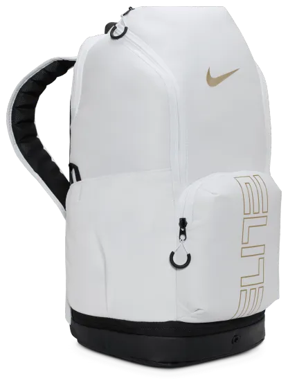 Nike Varsity Elite Backpack - Metallic Gold/White - Image 3