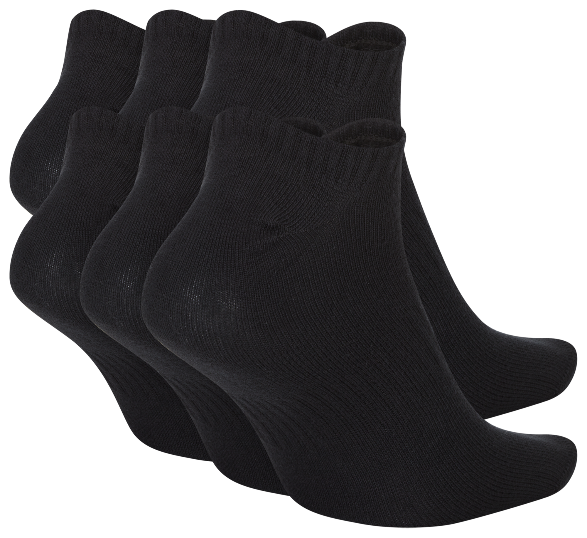 Nike Everyday Lightweight No Show Socks 6PK - Black/White - Image 3