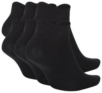 Nike Everyday Lightweight No Show Socks 6PK - Black/White - Image 3