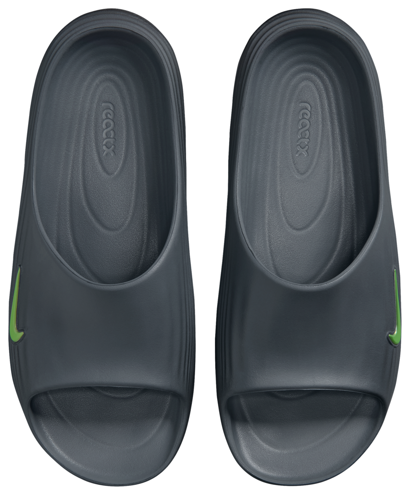 Nike Reactx Rejuven8 Slides - Volt/Cool Grey/Black - Image 3