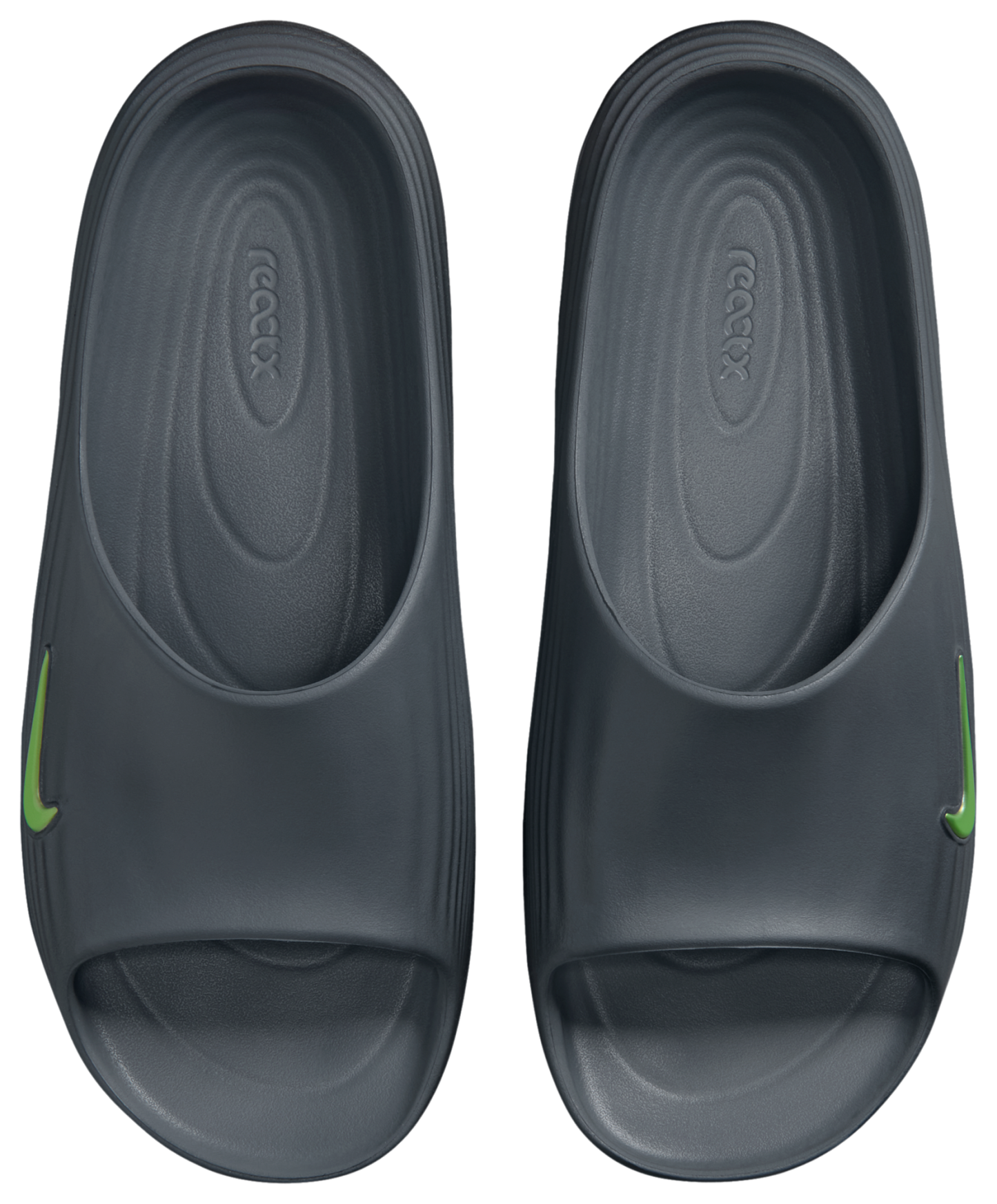 Nike Reactx Rejuven8 Slides - Volt/Cool Grey/Black - Image 3