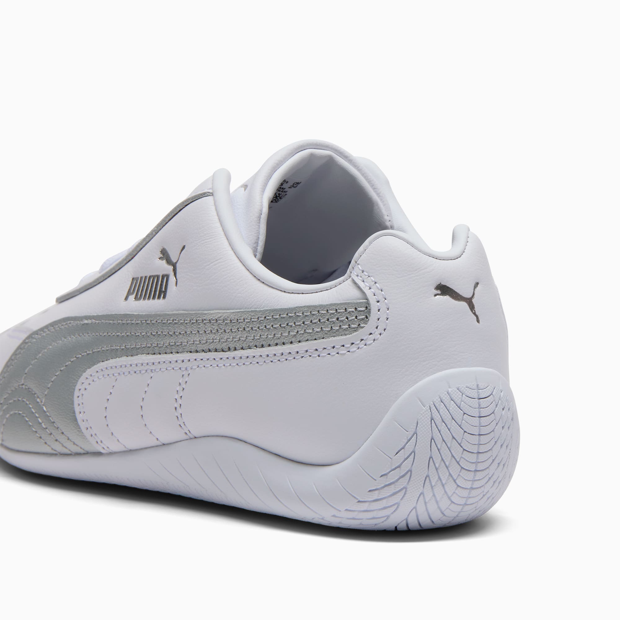 Speedcat Leather Women's Sneakers - PUMA White-PUMA Silver - 5
