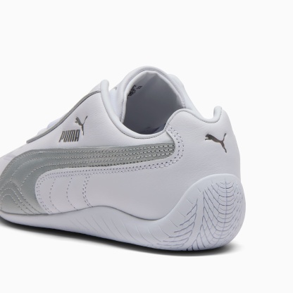 Speedcat Leather Women's Sneakers - PUMA White-PUMA Silver - 5