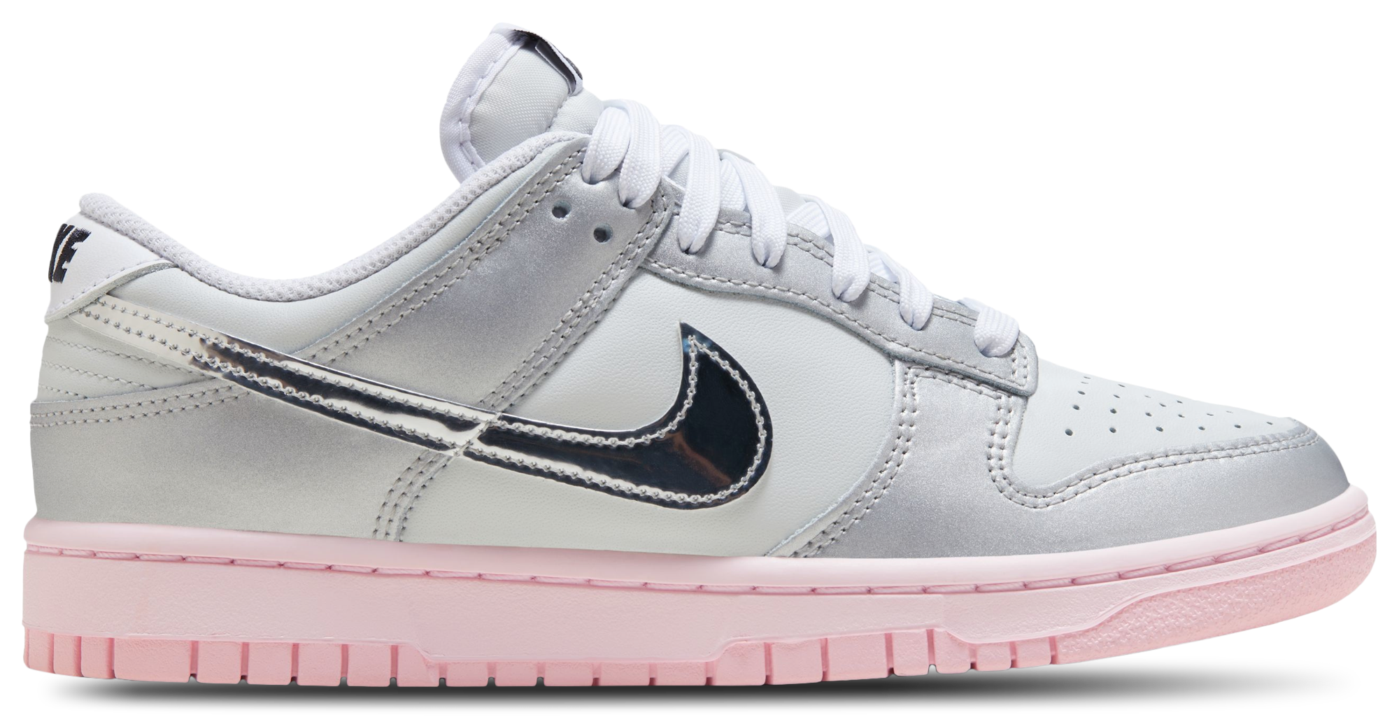 Nike Dunk Low LX - Photon Dust/Metallic Silver/Pink Foam - Image 1