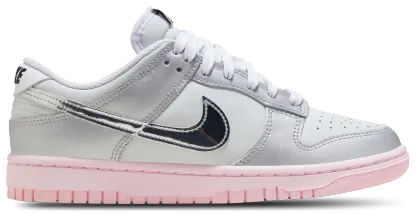 Nike Dunk Low LX - Photon Dust/Metallic Silver/Pink Foam - Image 1