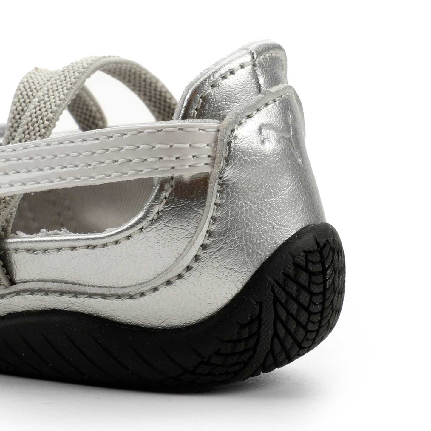 Speedcat Ballet Metallic Toddlers' Shoes - Ash Gray-PUMA White - 3