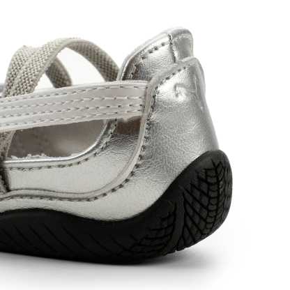 Speedcat Ballet Metallic Toddlers' Shoes - Ash Gray-PUMA White - 3