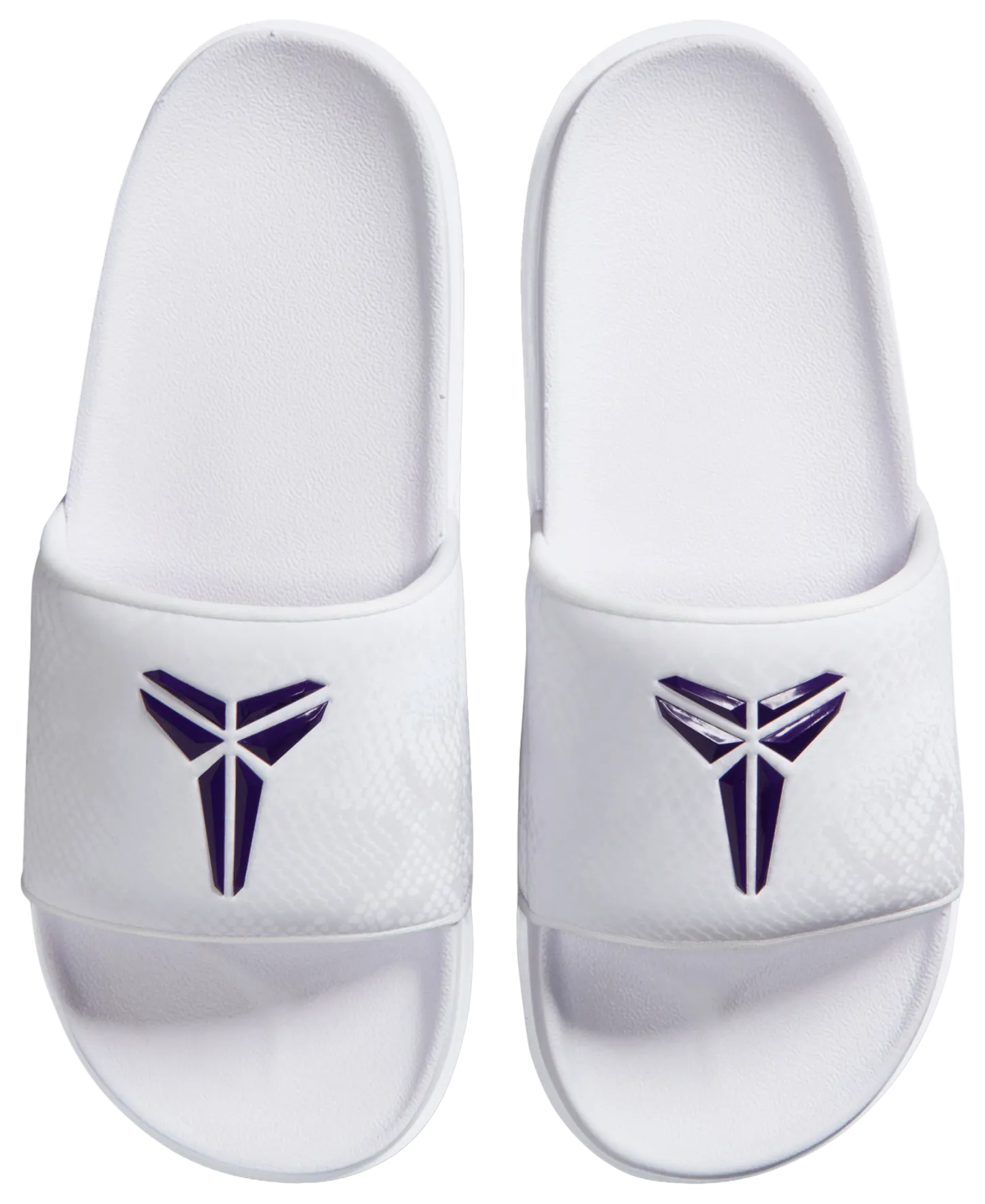 Nike Kobe Off Court Slides - White/Court Purple - Image 3