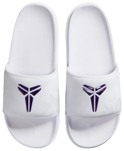 Nike Kobe Off Court Slides - White/Court Purple - Image 3