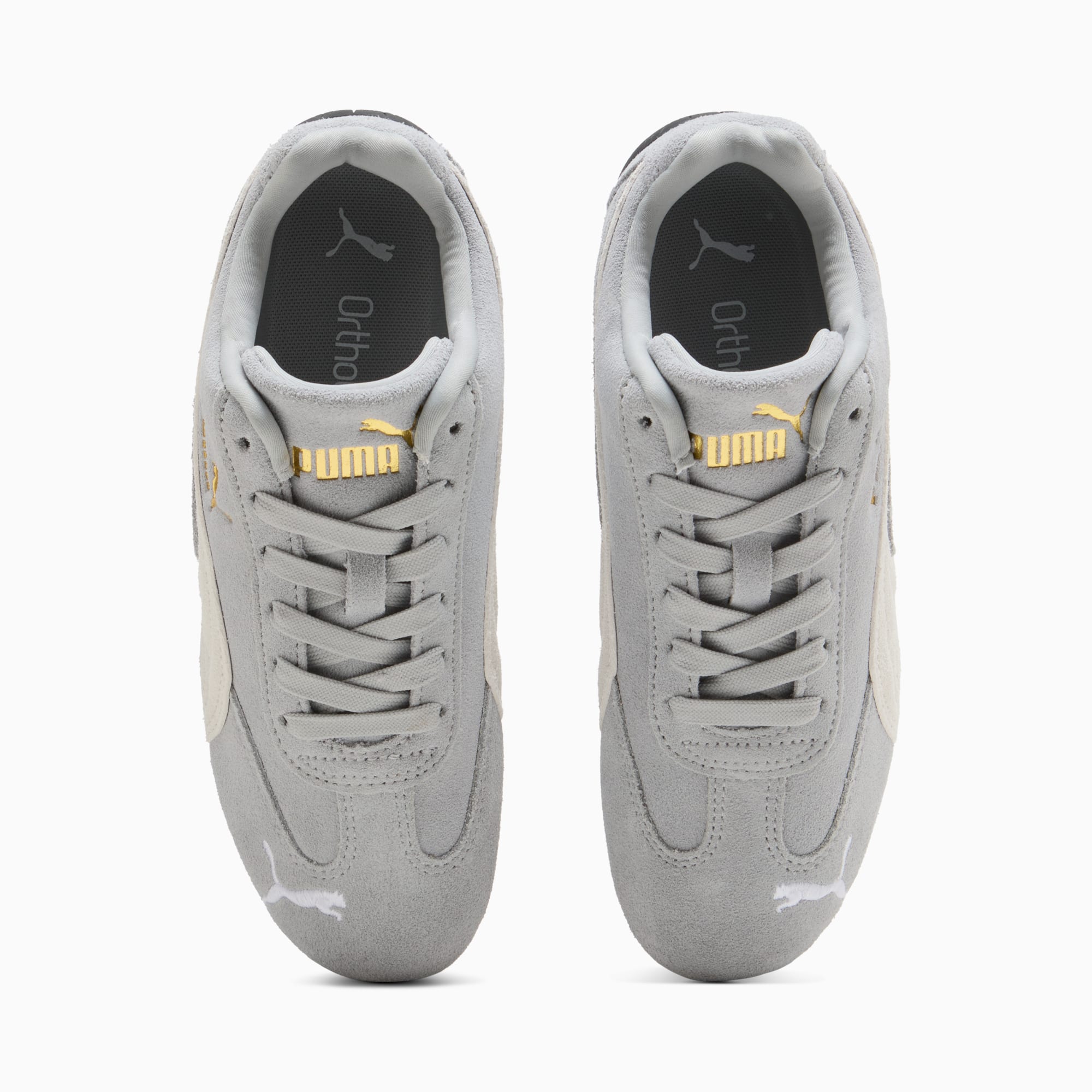 Speedcat OG Big Kids' Sneakers - Cool Mid Gray-PUMA White - 6
