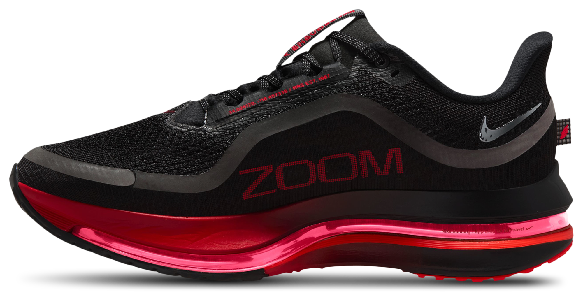 Nike Pegasus Premium - Black/Black/University Red - Image 2