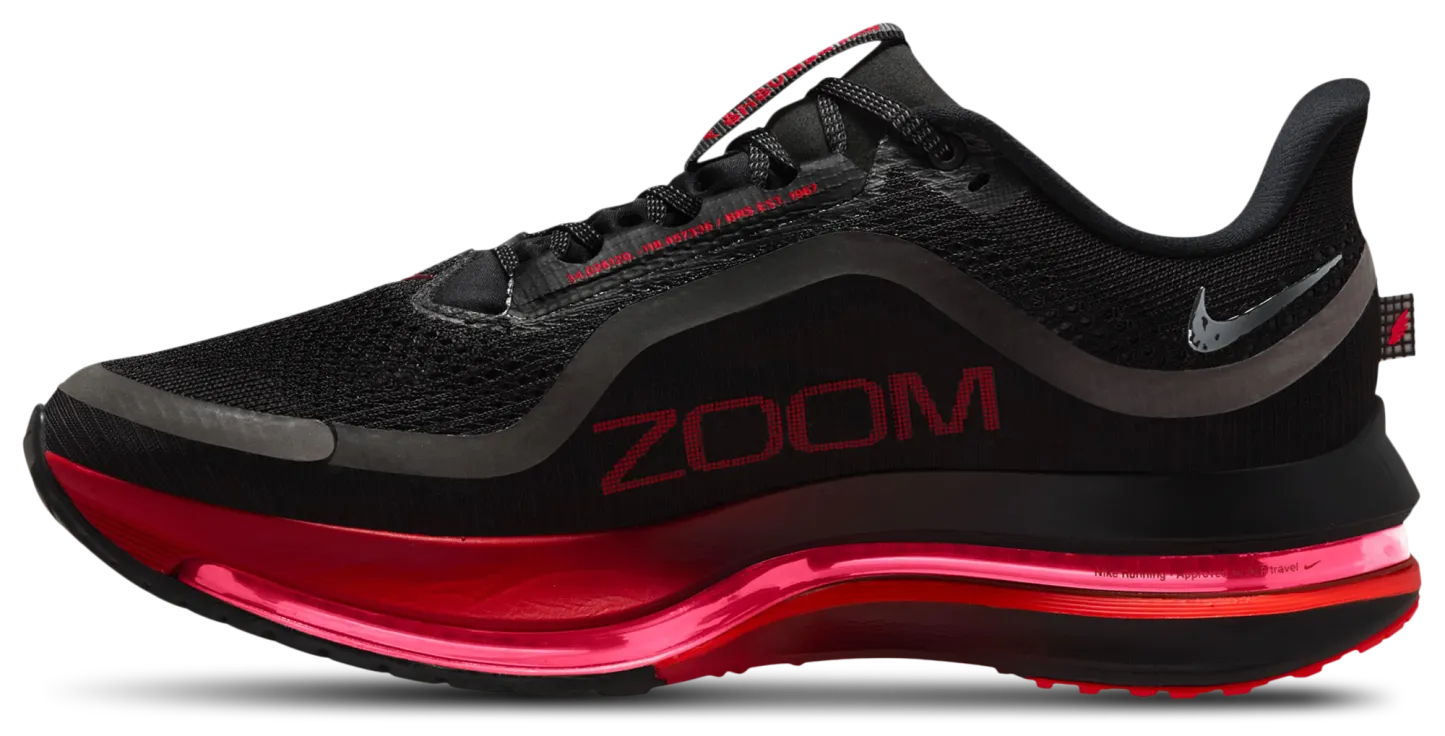 Nike Pegasus Premium - Black/Black/University Red - Image 2