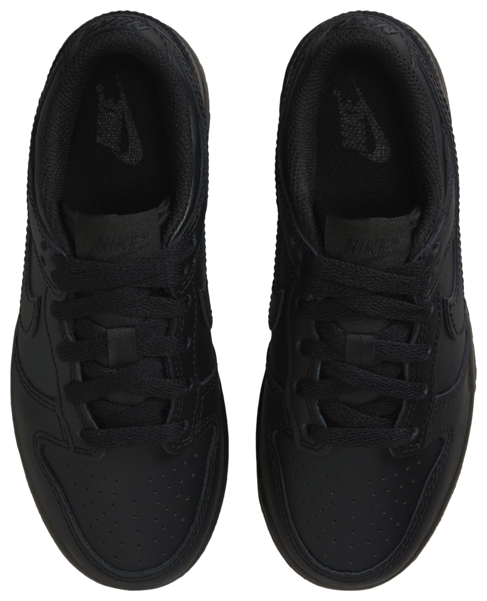 Nike Dunk Low 童款 - Black/Black - Image 4