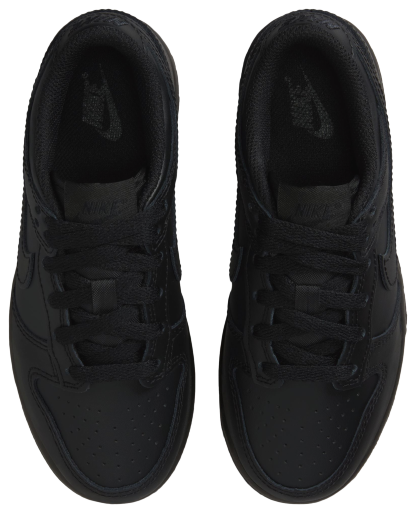 Nike Dunk Low 童款 - Black/Black - Image 4