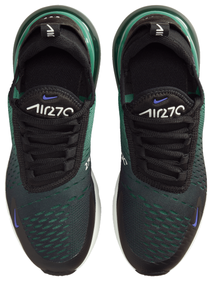 Nike Air Max 270 童款 - Black/White/Evergreen Aura - Image 4