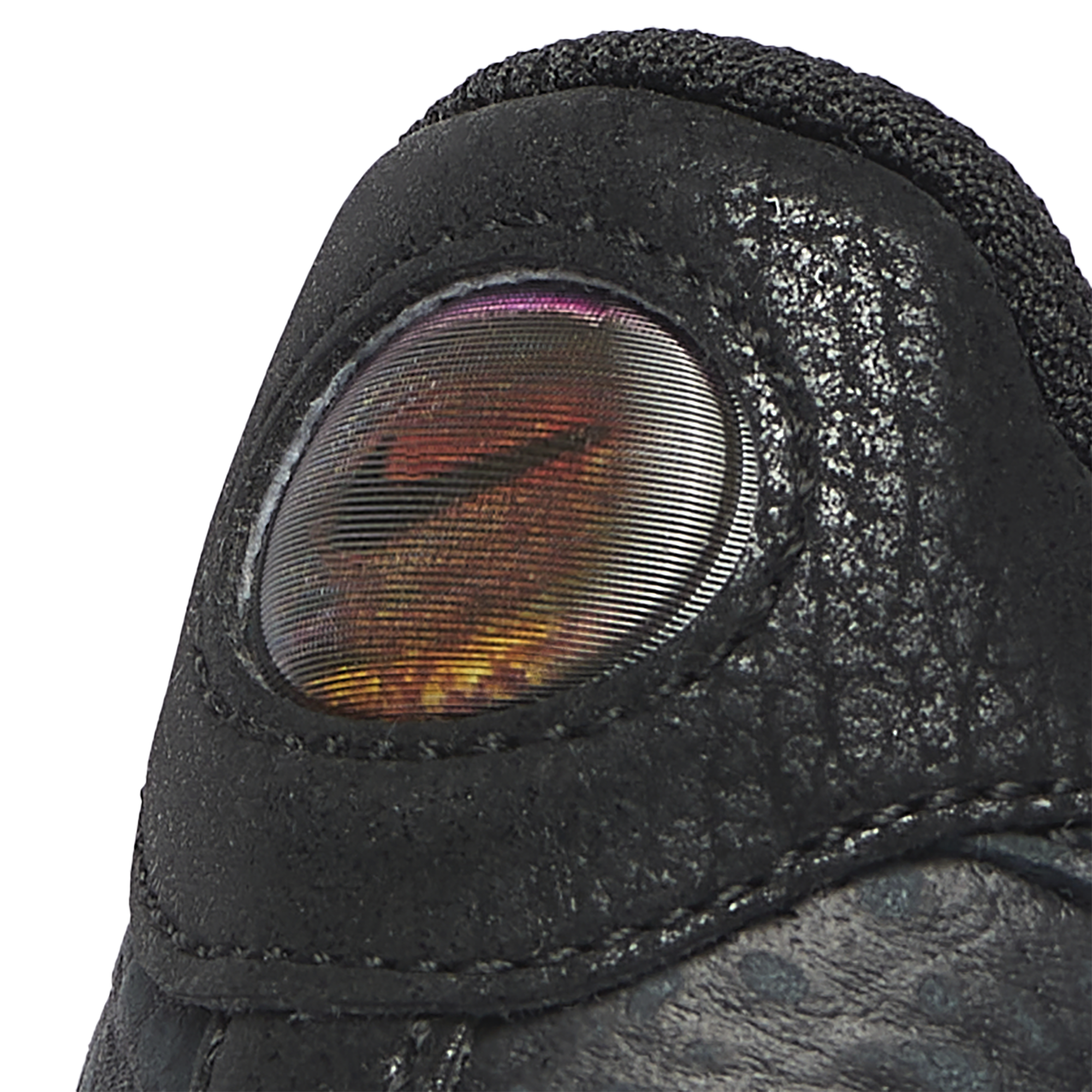 Nike Air Force 1 Low 童款 - Black/Grey/Red - Image 7