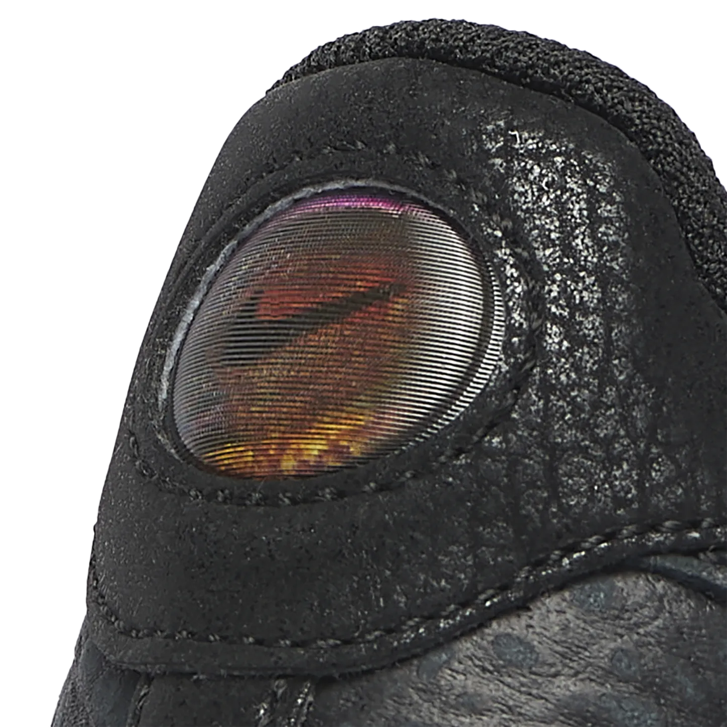Nike Air Force 1 Low 童款 - Black/Grey/Red - Image 7