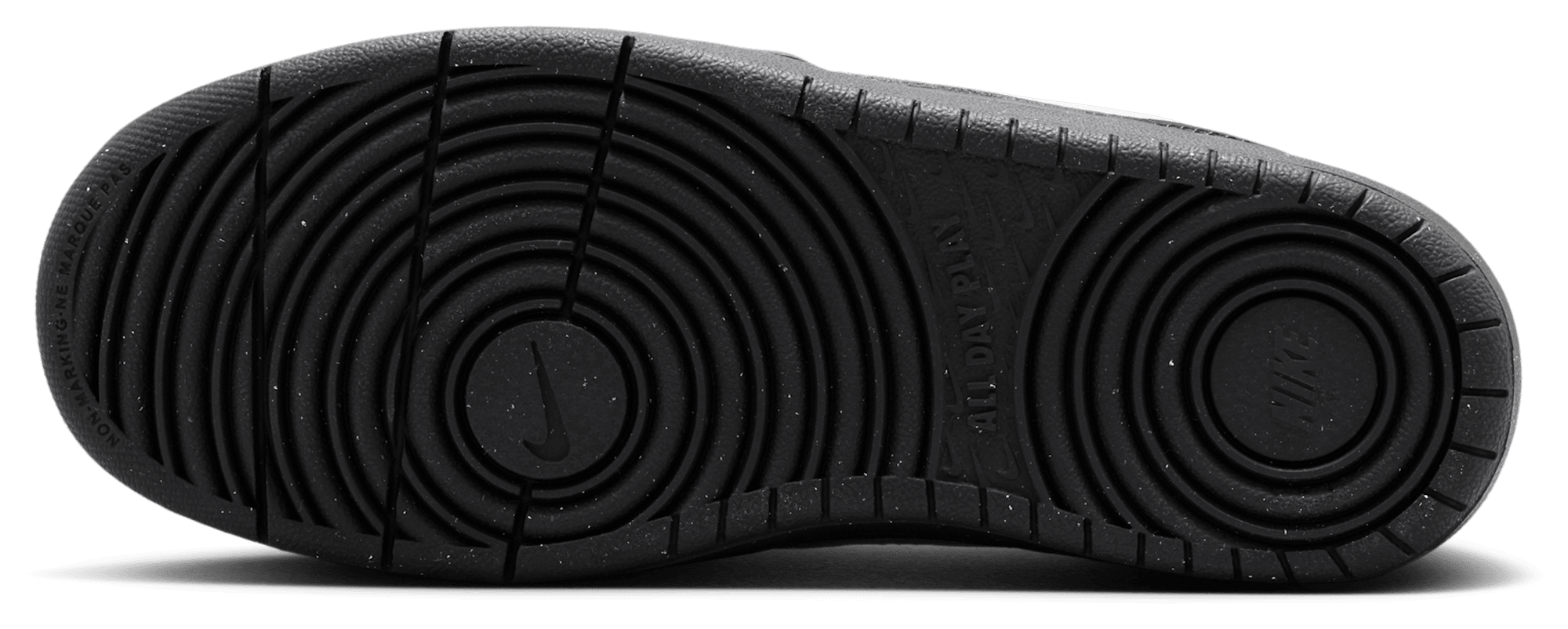 Nike Court Borough Low Recraft 童款 - Grey Fog/Black/Black - Image 5