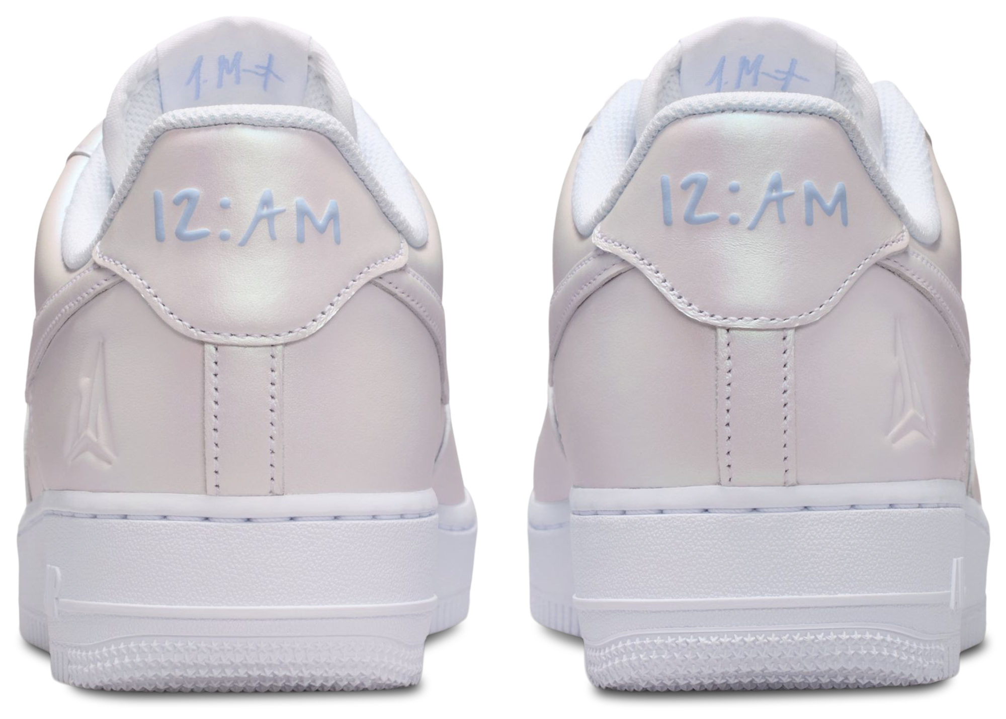 Nike Air Force 1 '07 Premium - White/Blue/Silver - Image 3