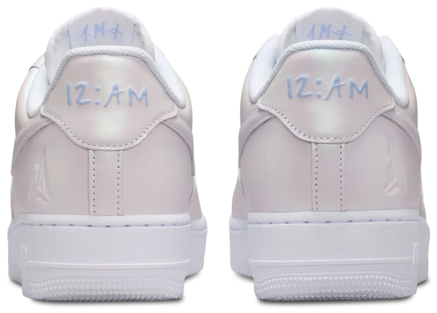 Nike Air Force 1 '07 Premium - White/Blue/Silver - Image 3