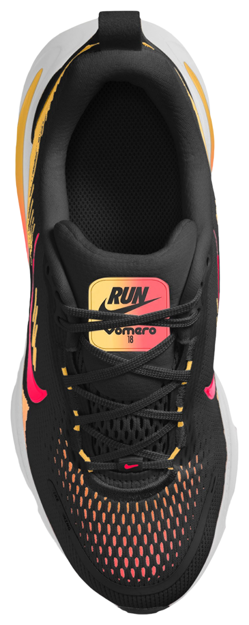 Nike Vomero 18 童款 - Black/Bright Crimson/Light Crimson - Image 3