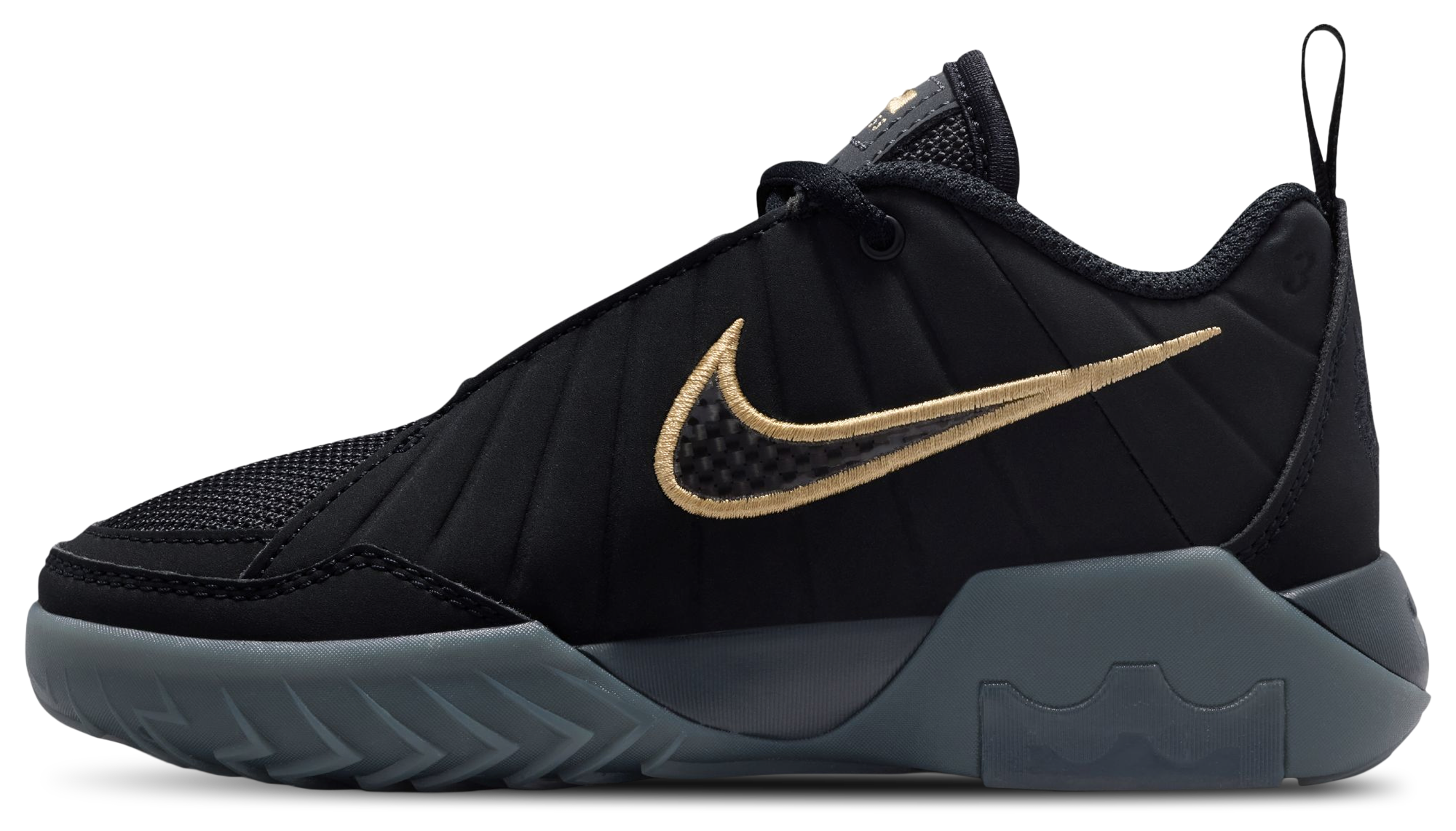 Nike Lebron Witness IX 童款 - Iron Grey/Dark Smoke Gray/Black - Image 2