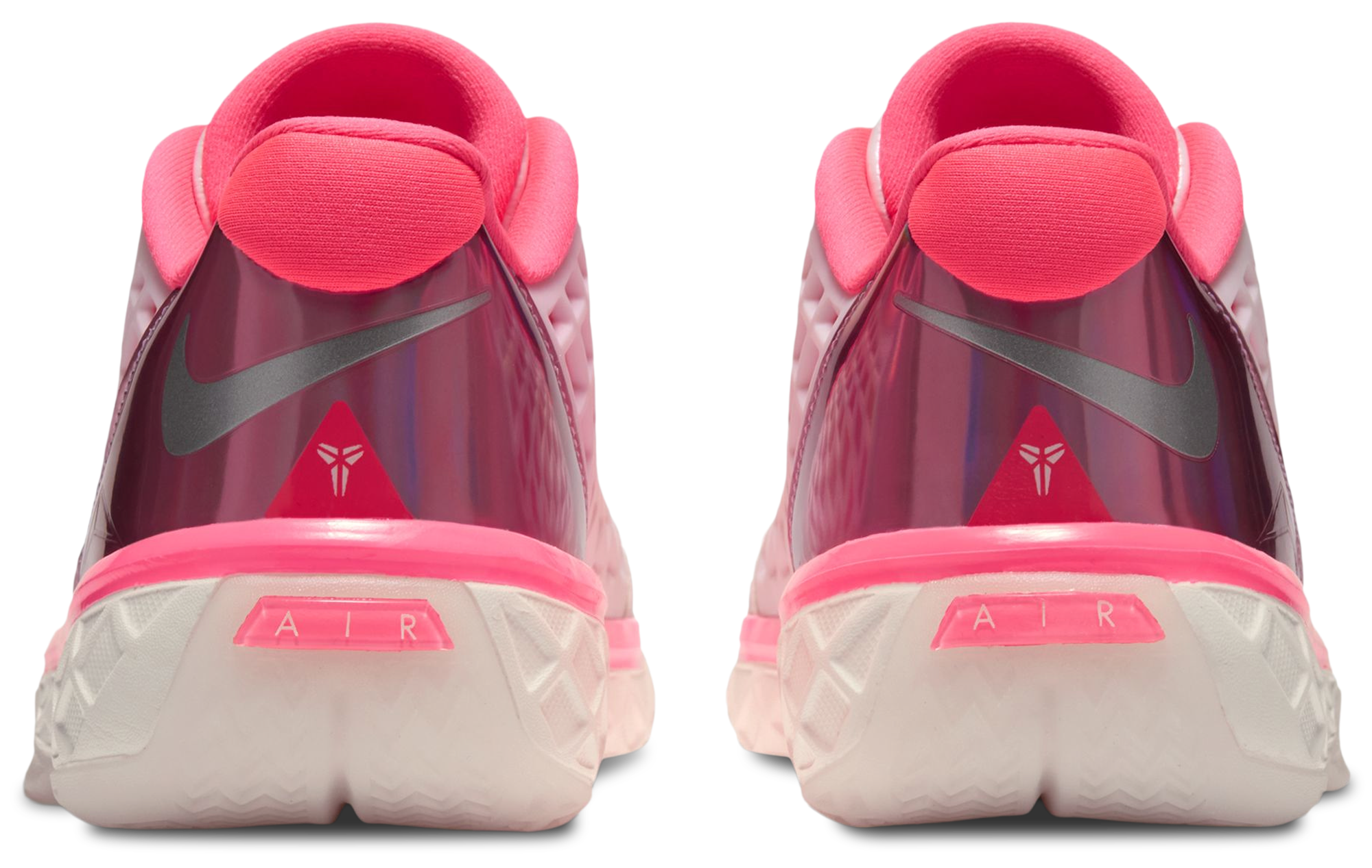 Nike Kobe 3 Diamond Low 童款 - Sail/Mtlc Silver/Hot Punch - Image 3