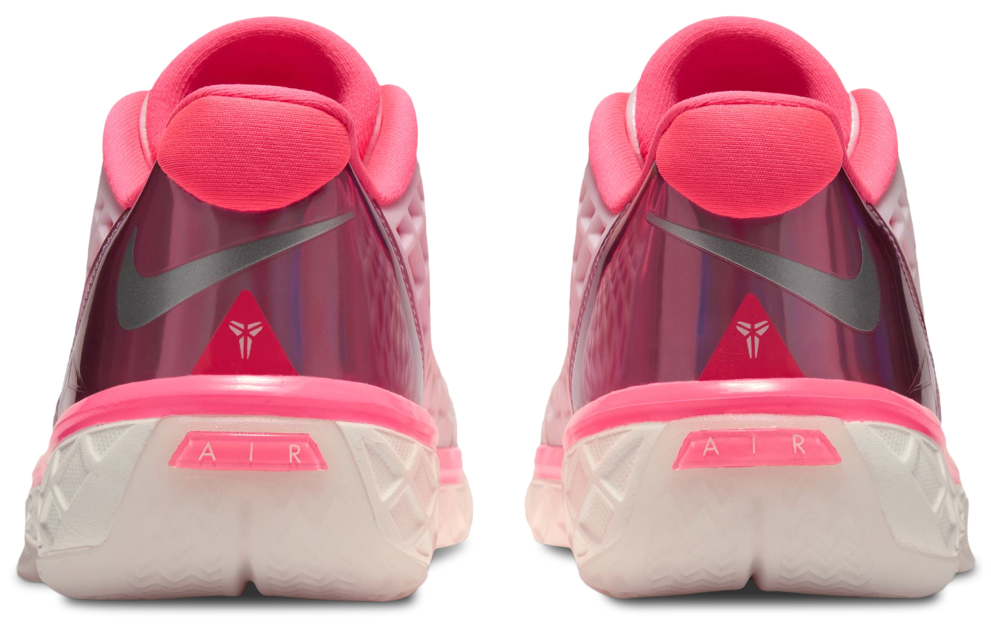Nike Kobe 3 Diamond Low 童款 - Sail/Mtlc Silver/Hot Punch - Image 3