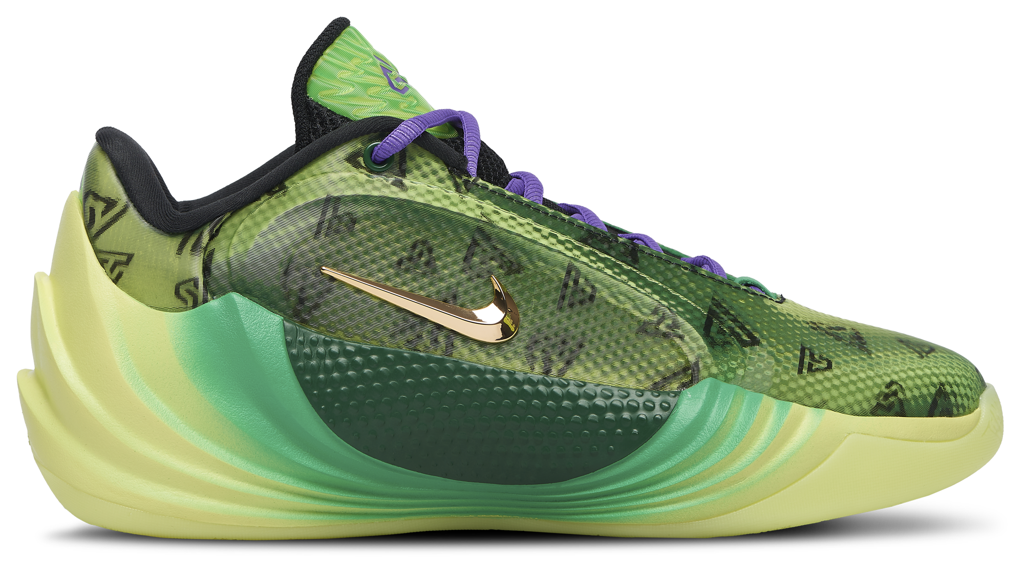 Nike Giannis Freak 8 - Green/Gold/Trick Question - Image 1