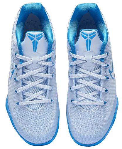 Nike Kobe 9 Elite Low EM - Hydrogen Blue/Light Photo Blue/White - Image 4