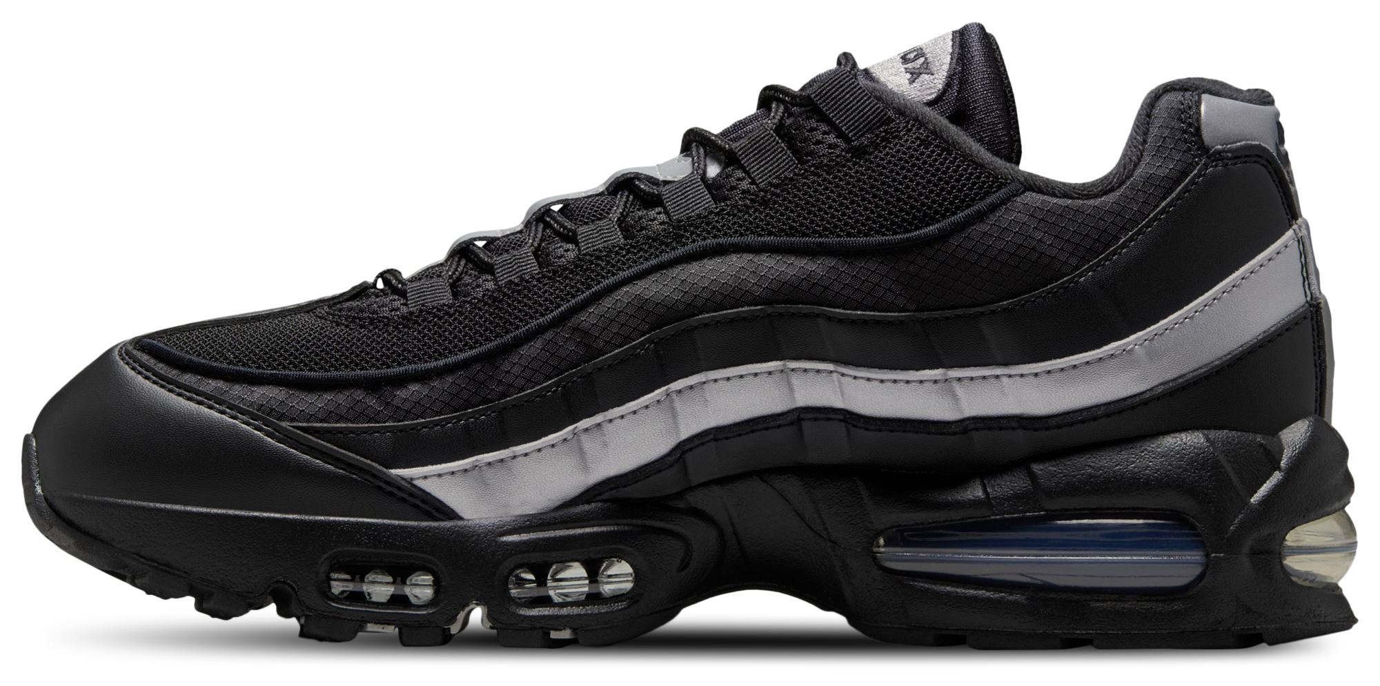 Nike Air Max 95 OG - Black/Metallic Silver/Black - Image 2