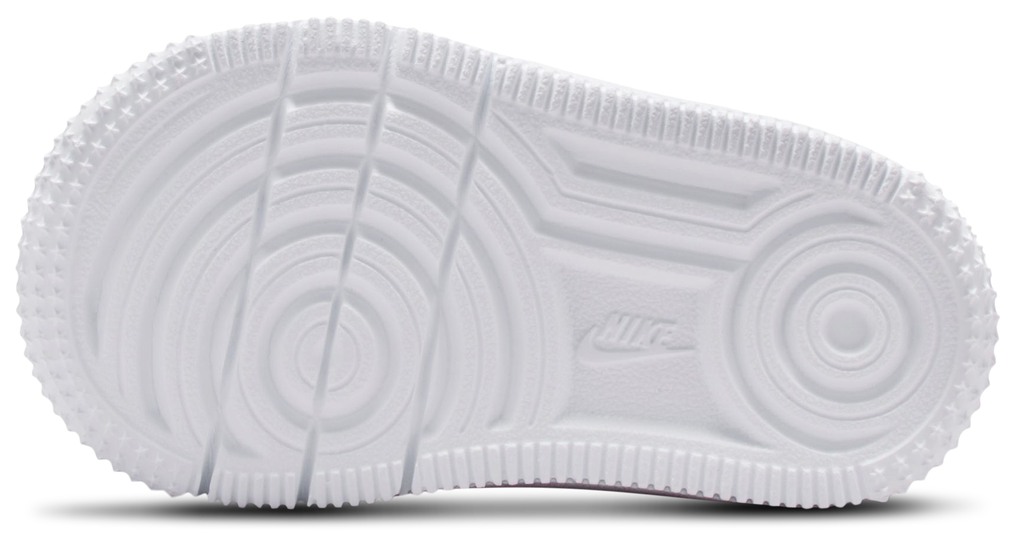 Nike Air Force 1 Low Lace 童款 - White/White - Image 5
