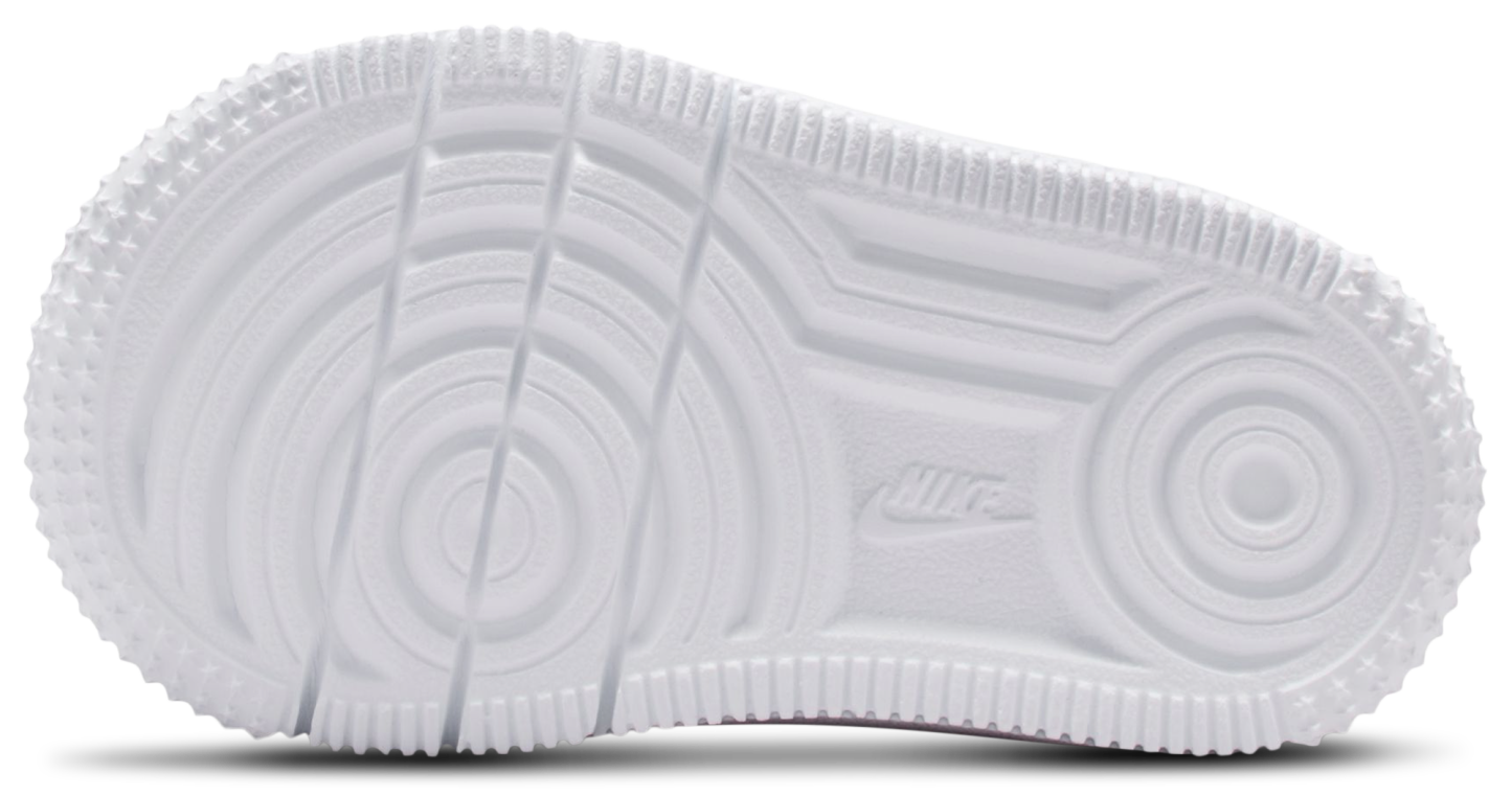 Nike Air Force 1 Low Lace 童款 - White/White - Image 5