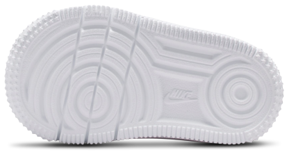 Nike Air Force 1 Low Lace 童款 - White/White - Image 5