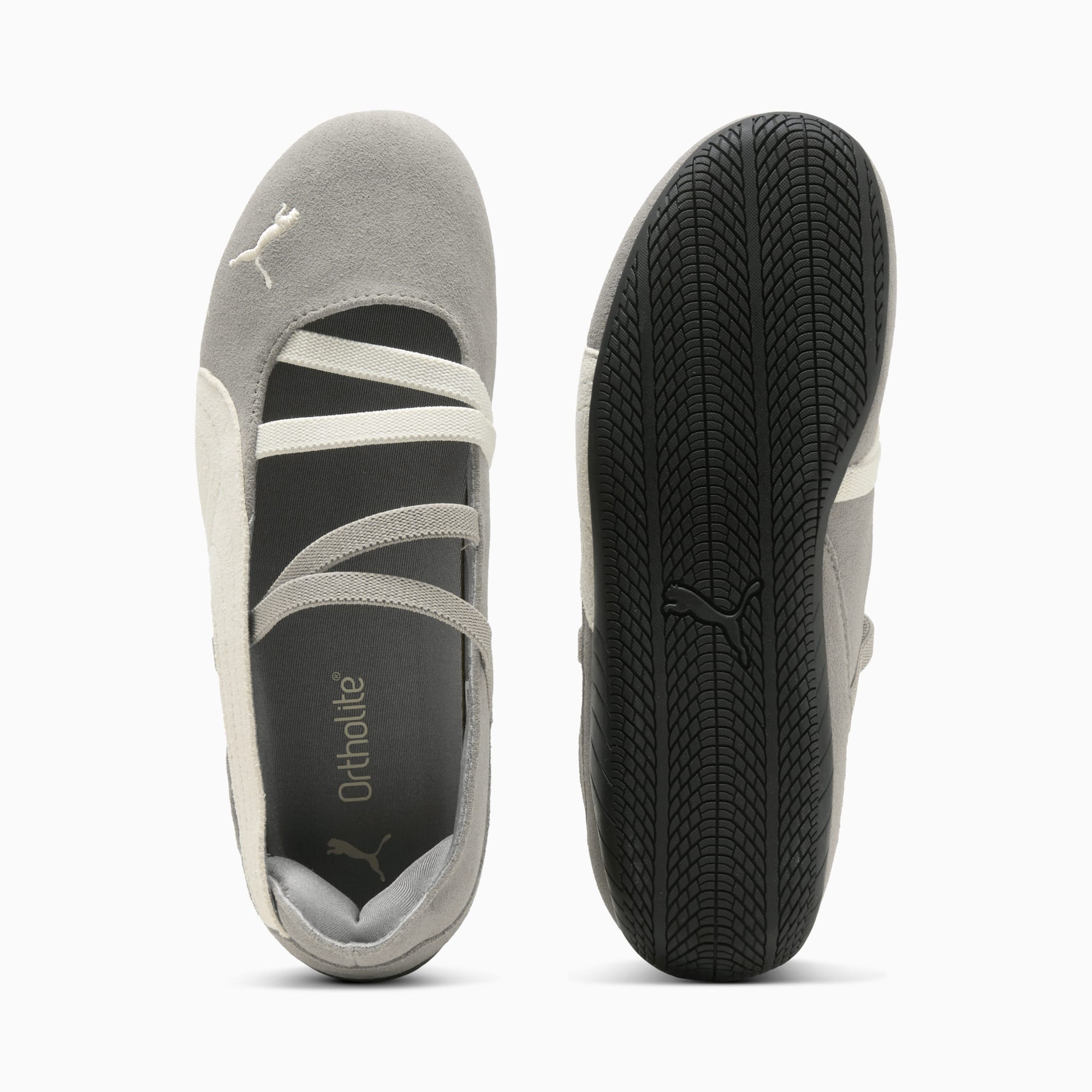 Speedcat Ballet Suede Women's Sneakers - Mouse Gray-PUMA Black - 6