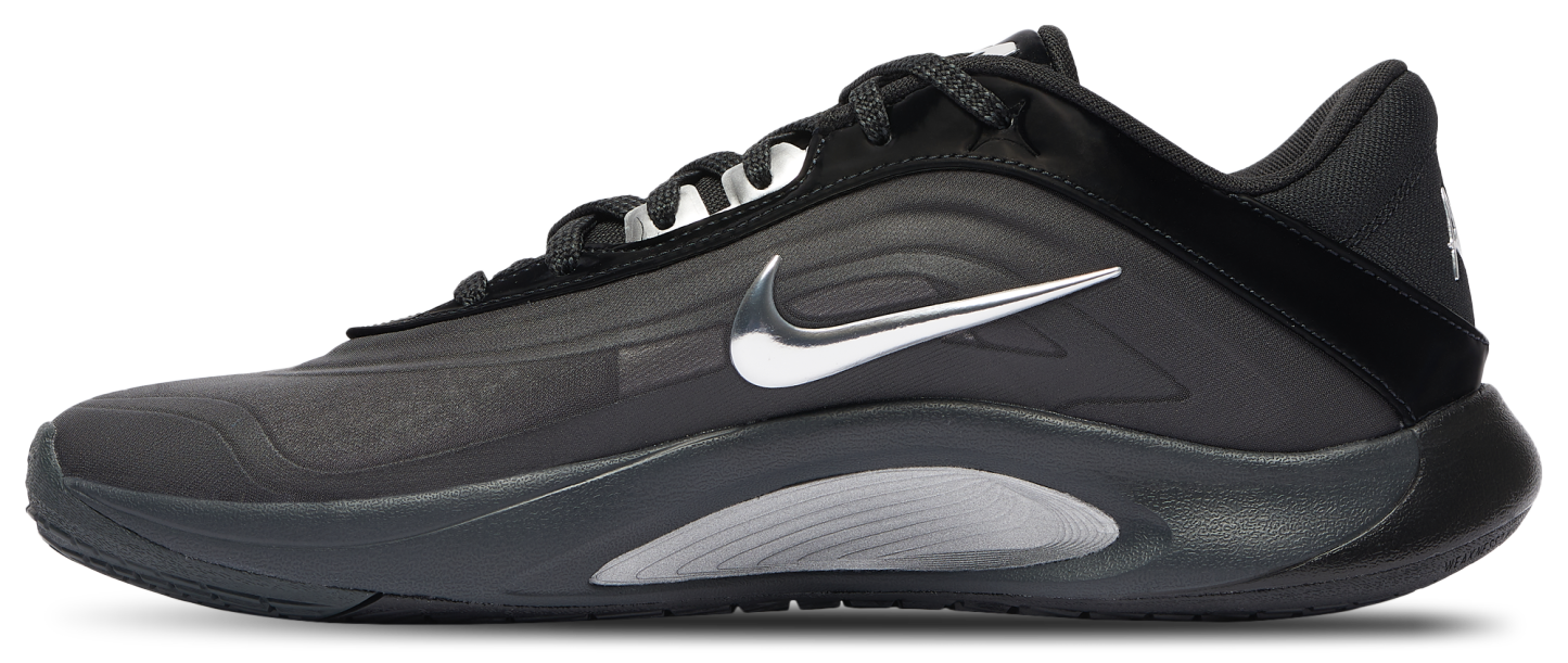 Nike A'One - Black/Metallic Silver/Dark Smoke Grey - Image 2
