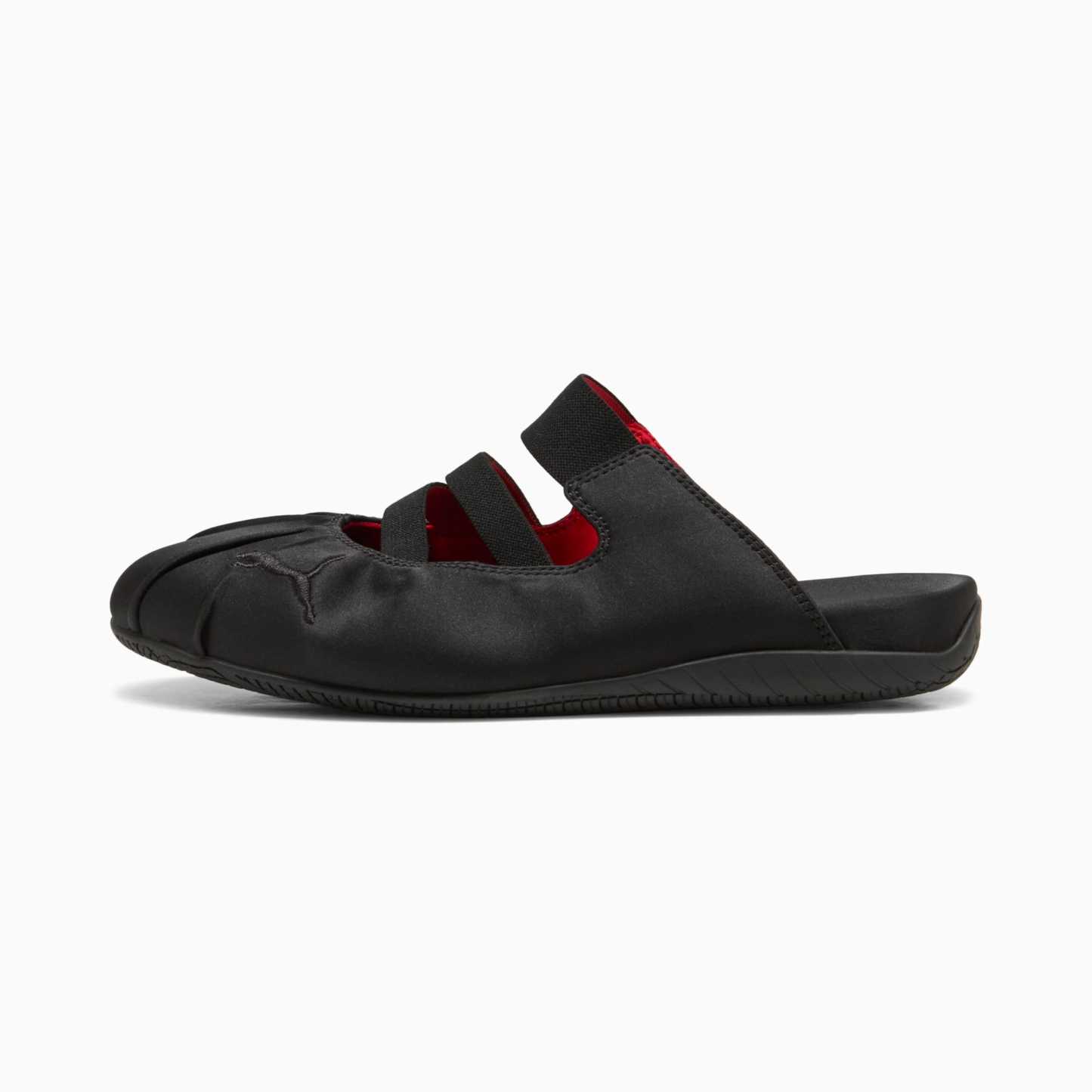 Speedcat Mule Satin Women's Sneakers - PUMA Black-For All Time Red - 1