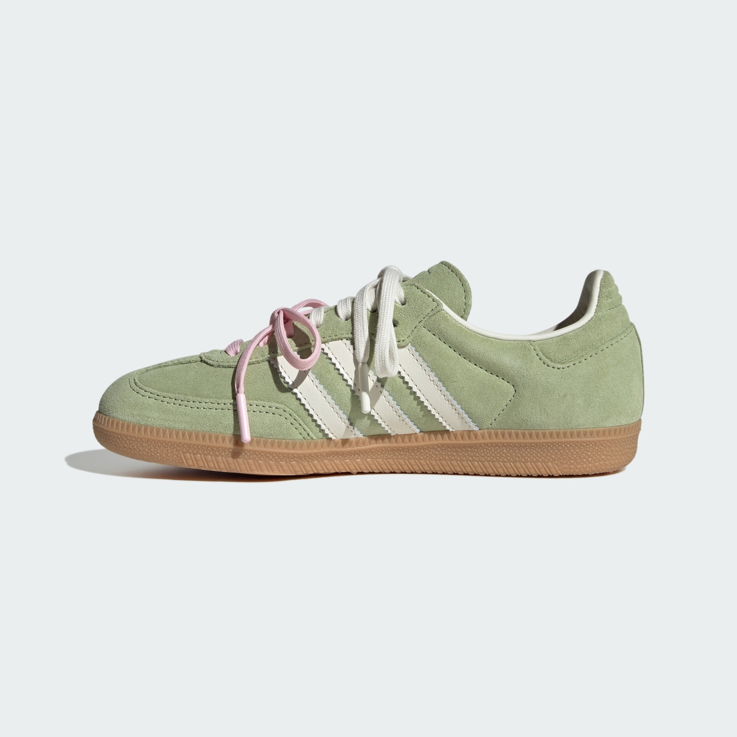 adidas SAMBA MATCHA Shoes - Magic Lime / Off White / Gum - View 9