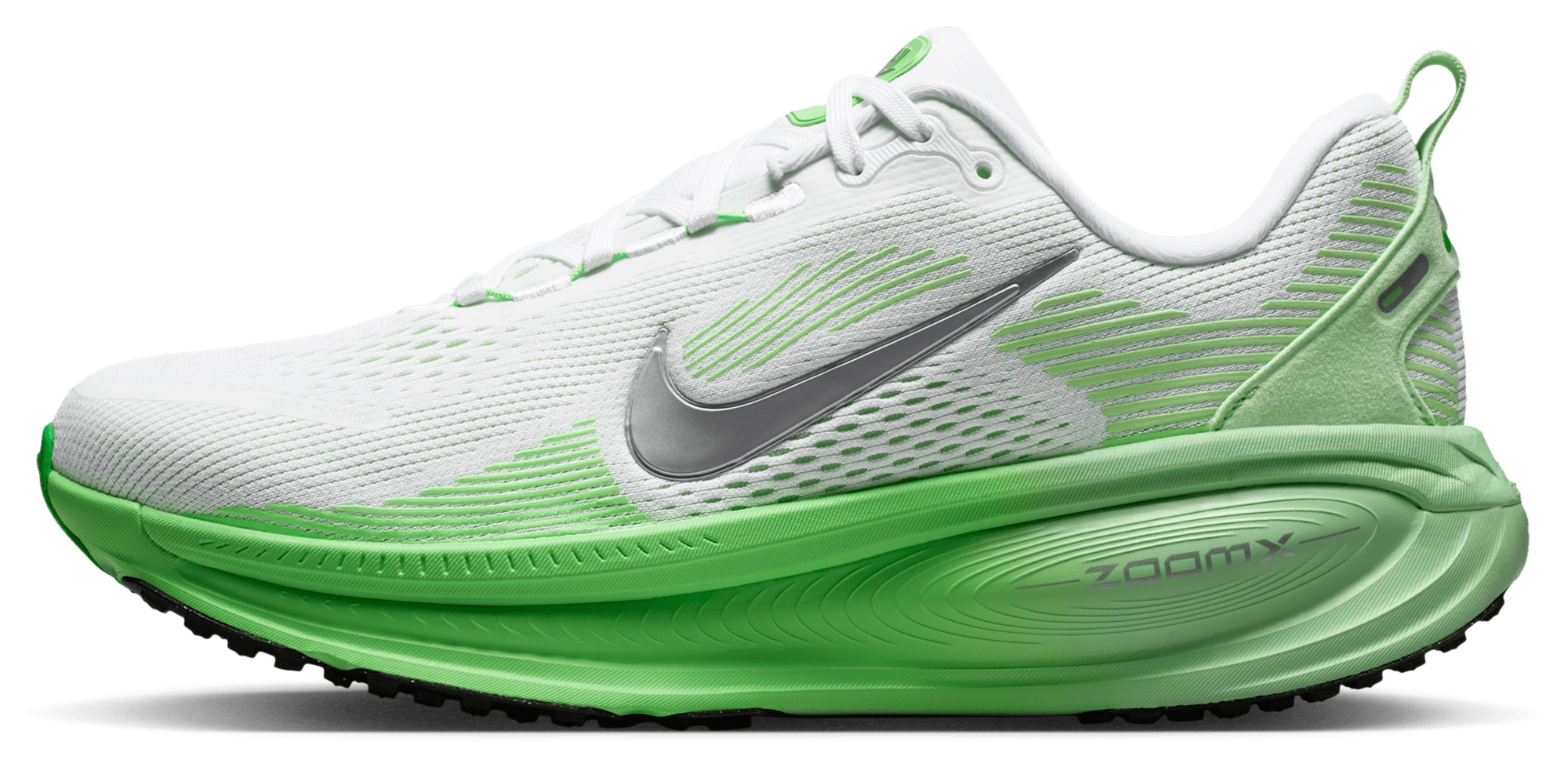 Nike Vomero 18 - White/Mtlc Silver/Illusion Green - Image 2