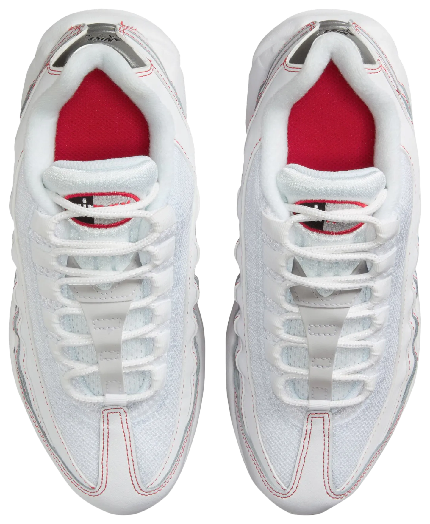Nike Air Max 95 童款 - White/White - Image 4