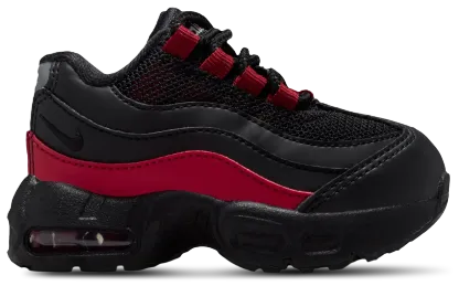 Nike Air Max 95 Recraft 童款 - Team Crimson/Wolf Grey/Black - Image 1