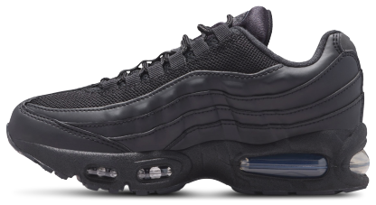Nike Air Max 95 BB Leather 童款 - Black/Black/Anthracite - Image 2