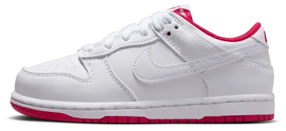 Nike Dunk Low 童款 - Red/White - Image 2
