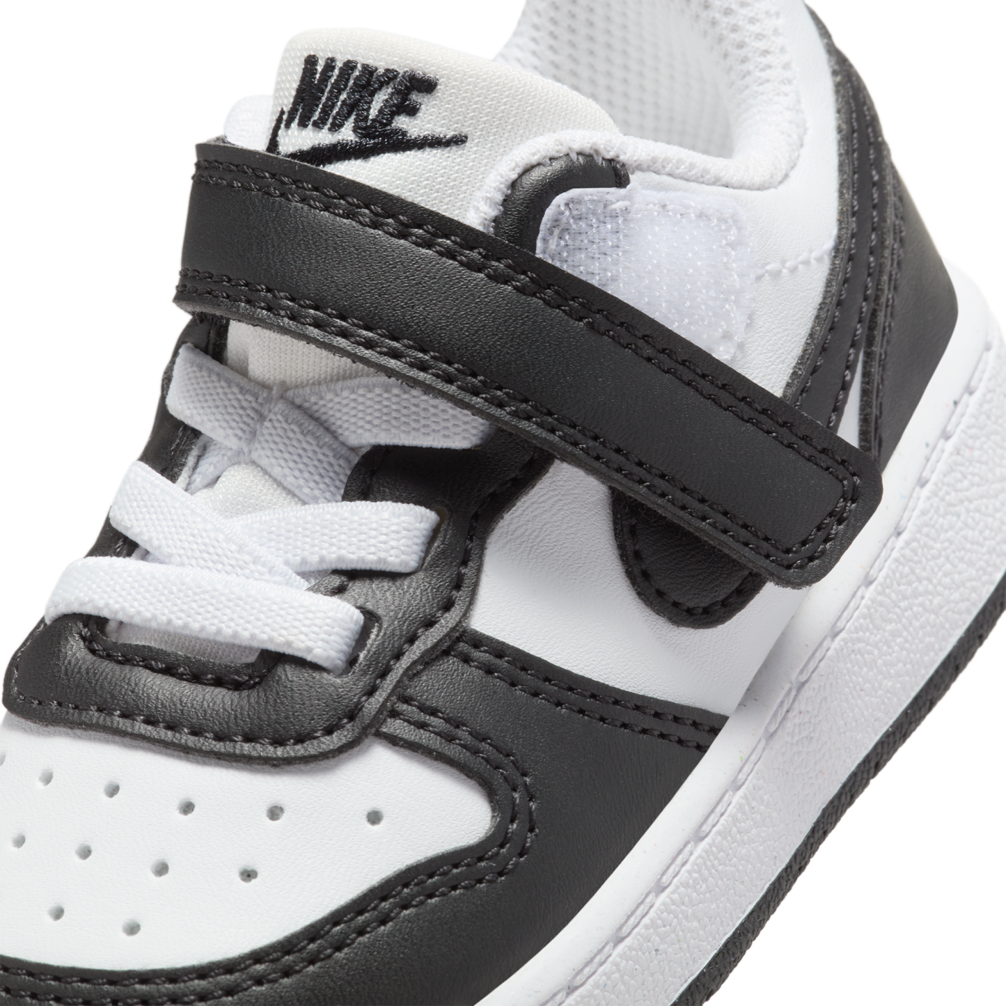 Nike Court Borough Low Recraft 童款 - White/Black - Image 7