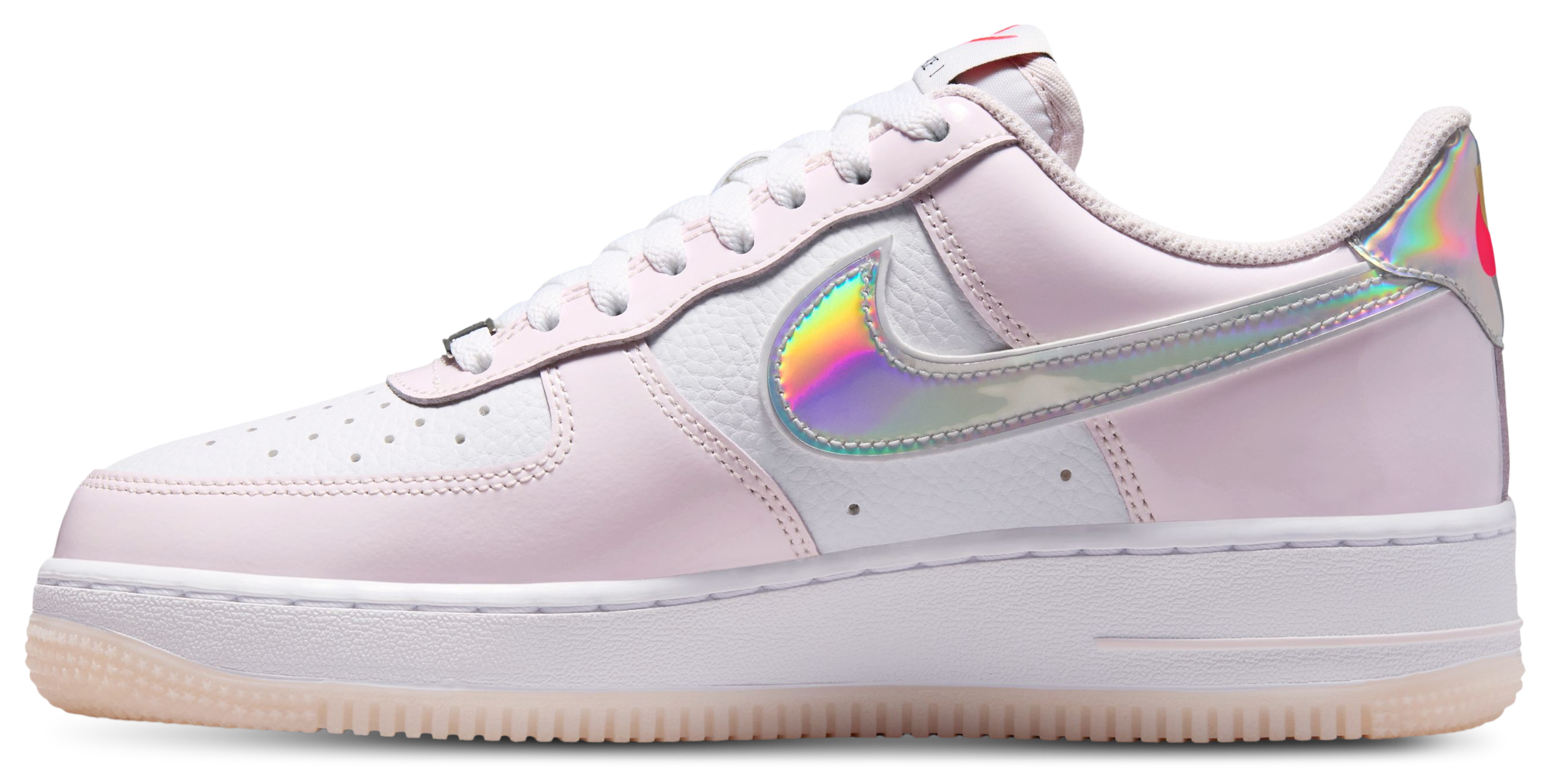 Nike Air Force 1 '07 - White/Pink/Silver - Image 2