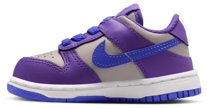 Nike Dunk Low 童款 - College Grey/Persian Violet/Wild Grape - Image 2