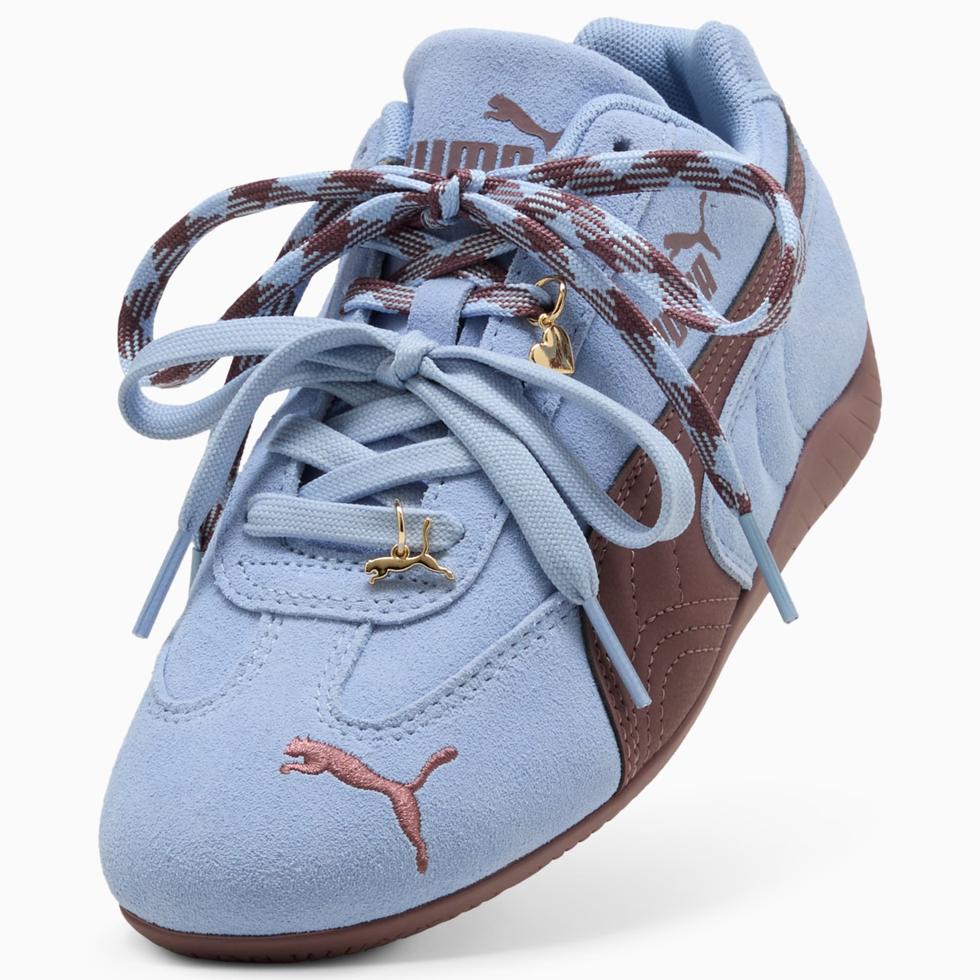 Speedcat Charmies Big Kids' Sneakers - Chambray Blue-Rich Cocoa - 8