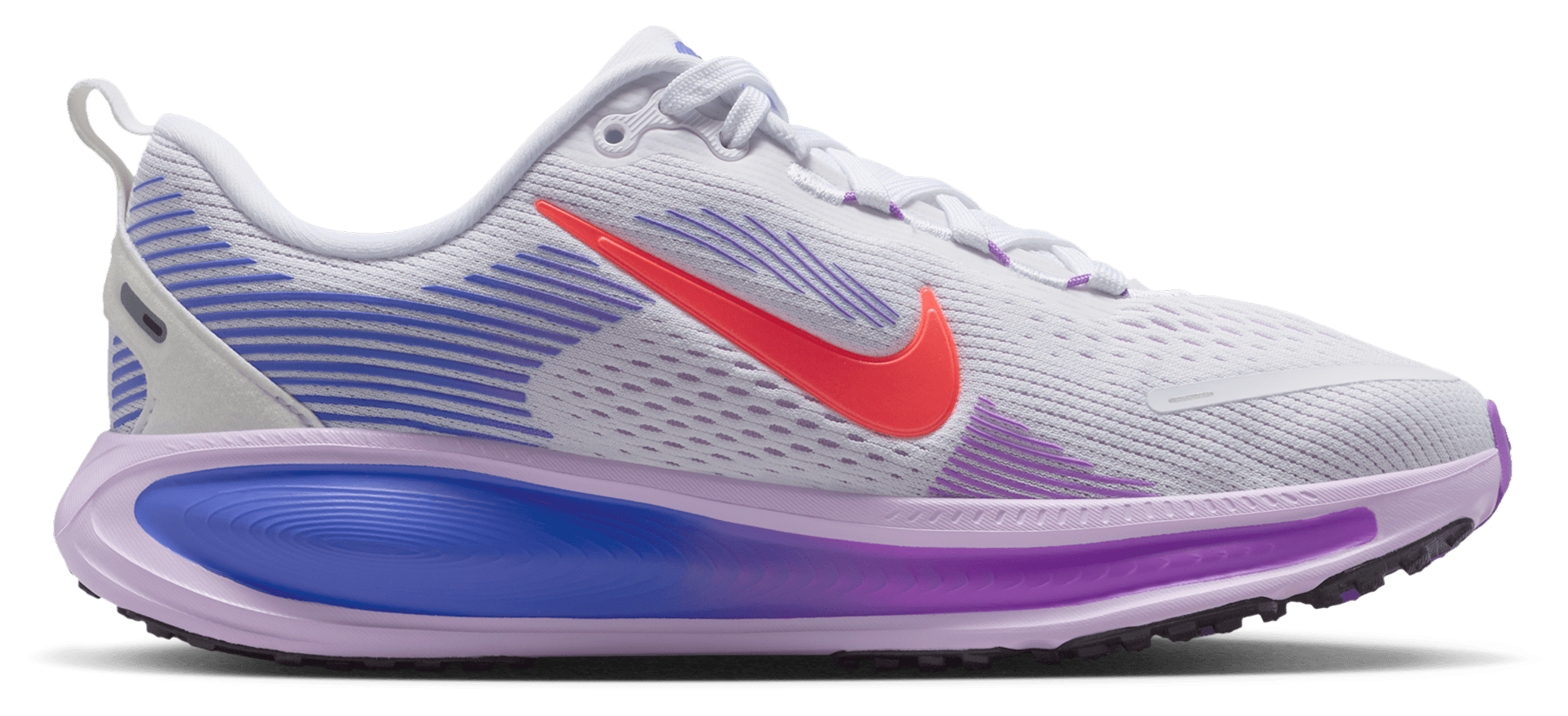 Nike Vomero 18 童款 - White/Hot Lava/Violet Mist - Image 1