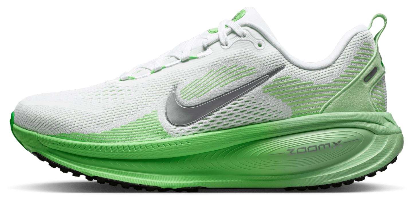 Nike Vomero 18 - White/Mtlc Silver/Illusion Green - Image 2